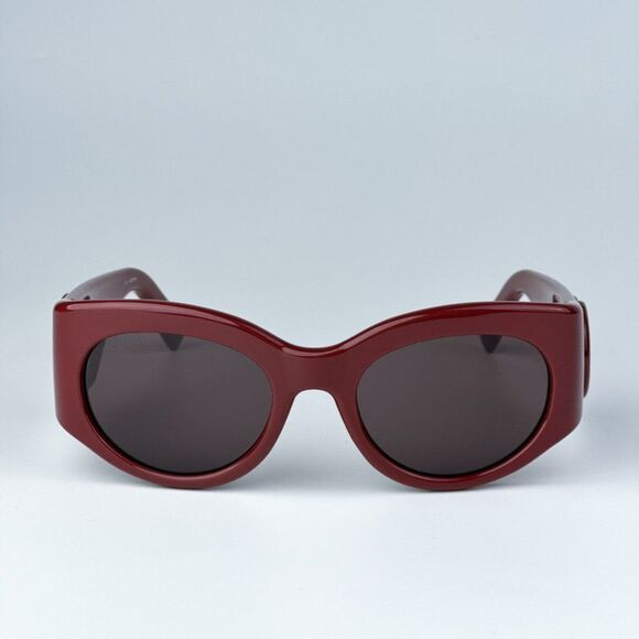 NEW Gucci GG1544S 002 Burgundy Brown Unisex Oval Sunglasses GG 1544S - Picture 1 of 9